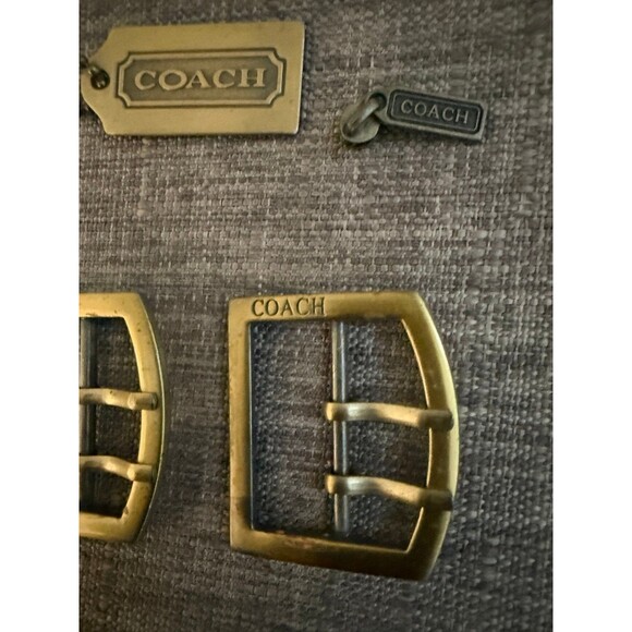 Vintage Lot of COACH Logo Metal Accessories - Picture 3 of 7
